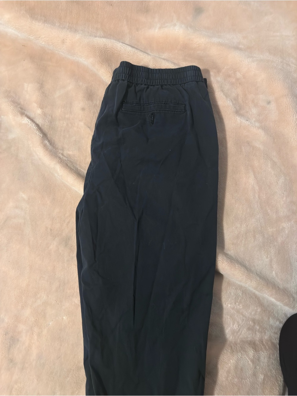 H&M Men's Black Elastic Waist Jogger Pants